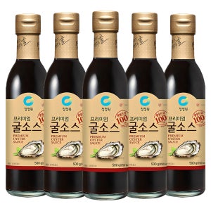 청정원 프리미엄 굴소스 500g, 5개