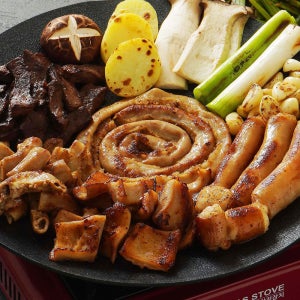 맛의고수 소곱창모듬 4종 750g+소스 곱창,대창,막창,염통 캠핑 초벌 술안주