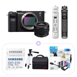 소니 알파 A7C+FE 28-60mm KIT 블랙 512GB 슈팅그립 패키지 ILCE-7CL