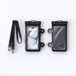 오하이 3Way 다용도 스마트폰 방수팩 크로스 IPX8등급+석션컵 블랙