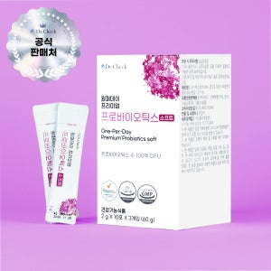 닥터체크 원퍼데이 프리미엄 프로바이오틱스 소프트 30포 1박스 특허 유산균 Howaru