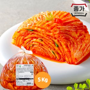 종가 맛김치 소백 5kg 업소용 급식용 (아이스박스 포함)