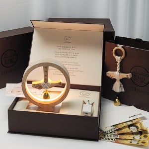 고급 액막이명태 무드등 문구각인 개업 집들이 선물 행운 인테리어 소품