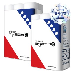 모닝글로리 프리미엄 화장지 3겹 30M 30롤 2팩 총60롤