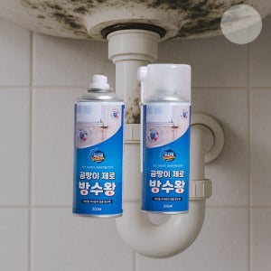 크린바바 곰팡이제로 방수왕 300ml 누수방지 방수 코팅스프레이(투명) 1통