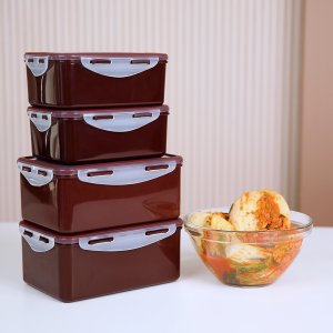 리젠리빙 네츄럴 대용량 소분용 김치통 김장통 밀폐용기 1.5L / 4.8L / 10L