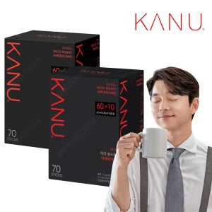 동서 카누 다크+마일드 로스트 아메리카노 60T+10T 총 140T 레귤러 커피