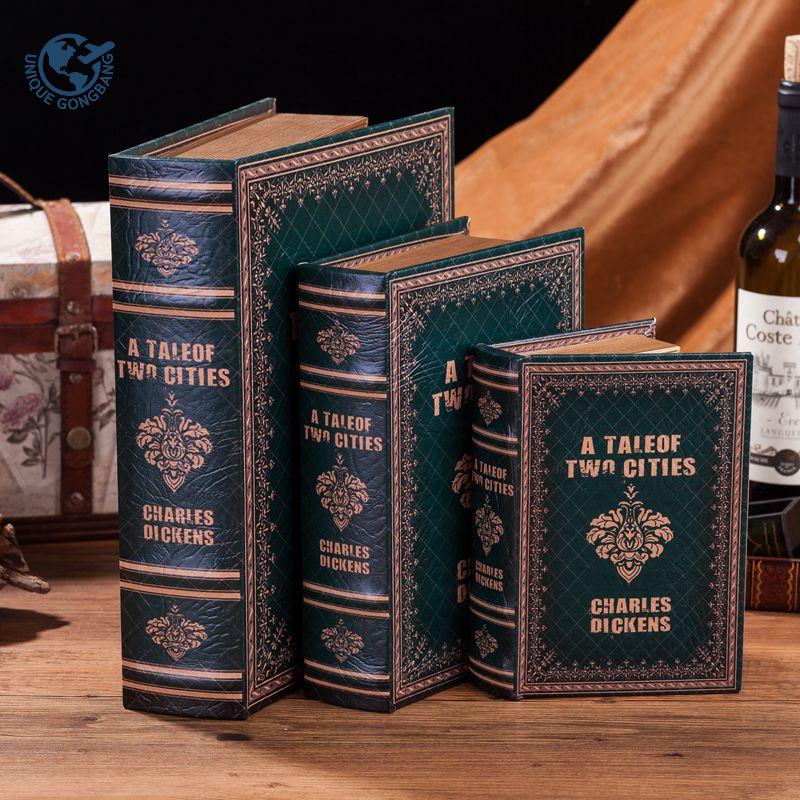 소품 인테리어 3권 세트 장식품 가짜책 장식용 빈티지 책 모형 카페 레스토랑 사무실