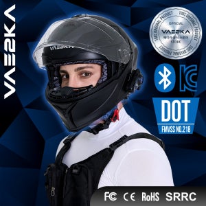 베이카 VH - 1 블루투스 시스템 풀페이스 오토바이헬멧