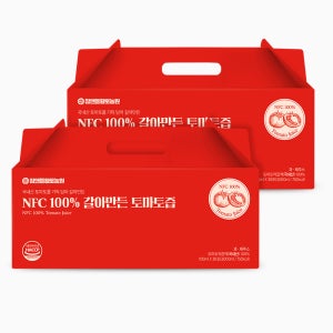 참앤들황토농원 착즙 100% 갈아만든 토마토즙 100ml 30포, 2개