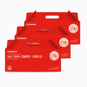 [3+1] 참앤들황토농원 착즙 100% 갈아만든 토마토즙 100ml 30포, 3개
