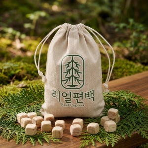 편백나무큐브 국내산 프리미엄 우드칩 600g