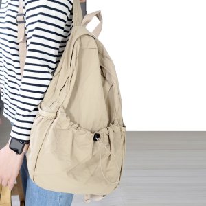 바스락 백팩 가벼운 캐주얼 백팩 초 경량 나일론 데일리 보부상 가방