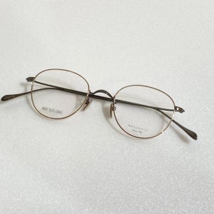 마수나가 GMS396BT C114 건메탈&골드 고도근시 일본티타늄안경