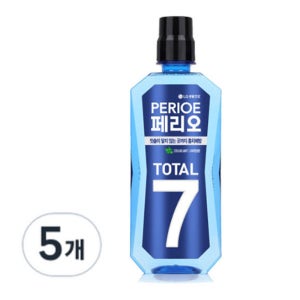 페리오 가글 토탈7 쿨링 760ml 5개