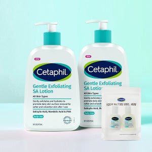 세타필 닭살피부 각질제거 SA 로션 473ml 2개(+29ml 로션 워시 2종 키트)
