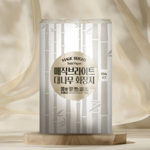 매직브라이트 먼지없는 무표백 대나무 화장지 3겹 30m, 30롤, 1팩