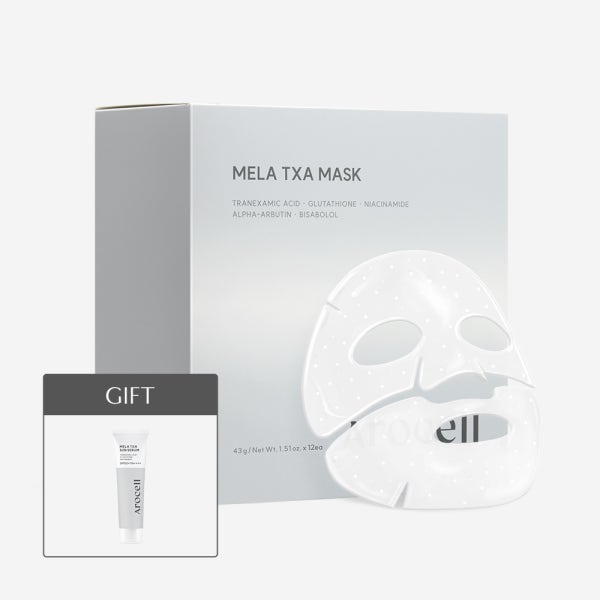 [10% 추가적립] 아로셀 멜라 TXA 마스크 12매 + [증정] 멜라 TXA 선 세럼 10ml
