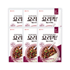 [본사직영] 1분 요리킥 매콤고추짜장 170g, 6개