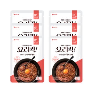 1분 요리킥 갈릭키마카레 150g, 6개