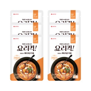 1분 요리킥 버터치킨카레 170g, 6개