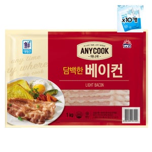 사조 대림선 애니쿡 담백한 베이컨 1kg x 10개입 (행사)