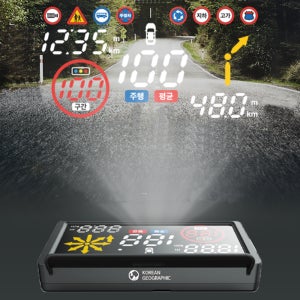 코리안 지오그래픽 HUD-i 헤드업디스플레이 네비게이션