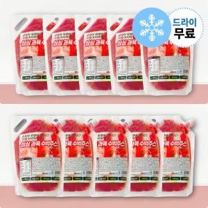 [지케이푸드] 싱싱 과육 수박주스 1k 10개 땡모반 과육수박 과일주스