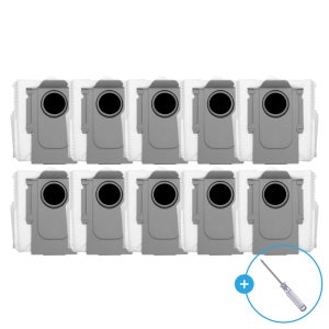 [호환] 오니아니 로보락 Q Revo Edge C 소모품 활성탄 더스트백 10EA