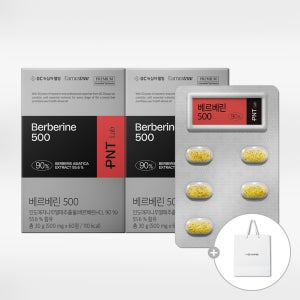 녹십자웰빙 PNT 베르베린 500mg 매자나무추출물 여주추출물 60정, 2개