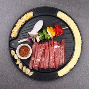 NEW 원형 계란찜 구이팬 셰프웨이 IH 인덕션겸용 삼겹살 고기불판 35cm