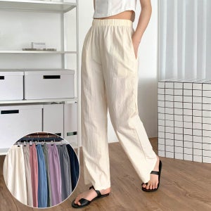 나일론 와이드 밴딩팬츠 남녀공용 데일리룩 원데이핏 ONeday fit