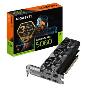 기가바이트 지포스 RTX 5060 UD2 OC D7 8GB Nano LP 제이씨현