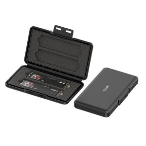 수피 M.2 SSD NVMe SATA 보관 외장 케이스 방수 무광블랙 M01