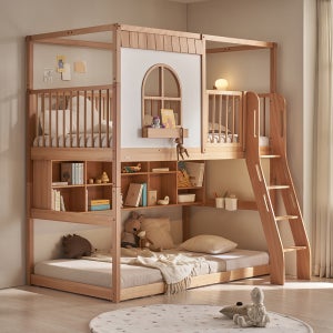 [꿈꾸는요셉]요셉SG 하우스 이층 침대 사다리 세트 JSGBE29