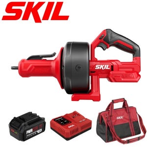 스킬 전동 충전 스프링청소기 배관관 하수구 20V 배터리1개 구성 SKIL AU0225SE00