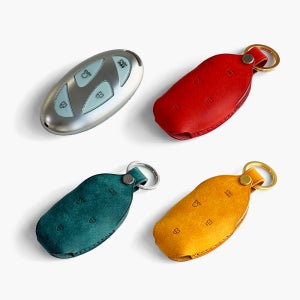 현대 차 키케이스 자동차 스마트 커버 가죽 키홀더 카렌디