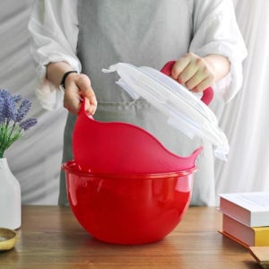 수박보관통 수박통 과일보관용기 야채 핸들 수박반통 밀폐