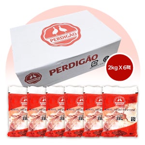 [상생e마켓] 페르디가오 뼈없는 닭다리살 닭정육 12kg (2kgx6팩) 대용량 순살