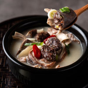 잡내없는 국산 사골 순대국 650g x 3팩 다대기포함 순댓국 해장국 캠핑