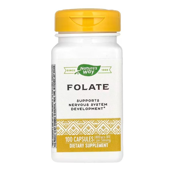 <b>네이처스웨이</b> <b>엽산</b> 폴레이트 800mcg 100캡슐 100일분 FolicAcid