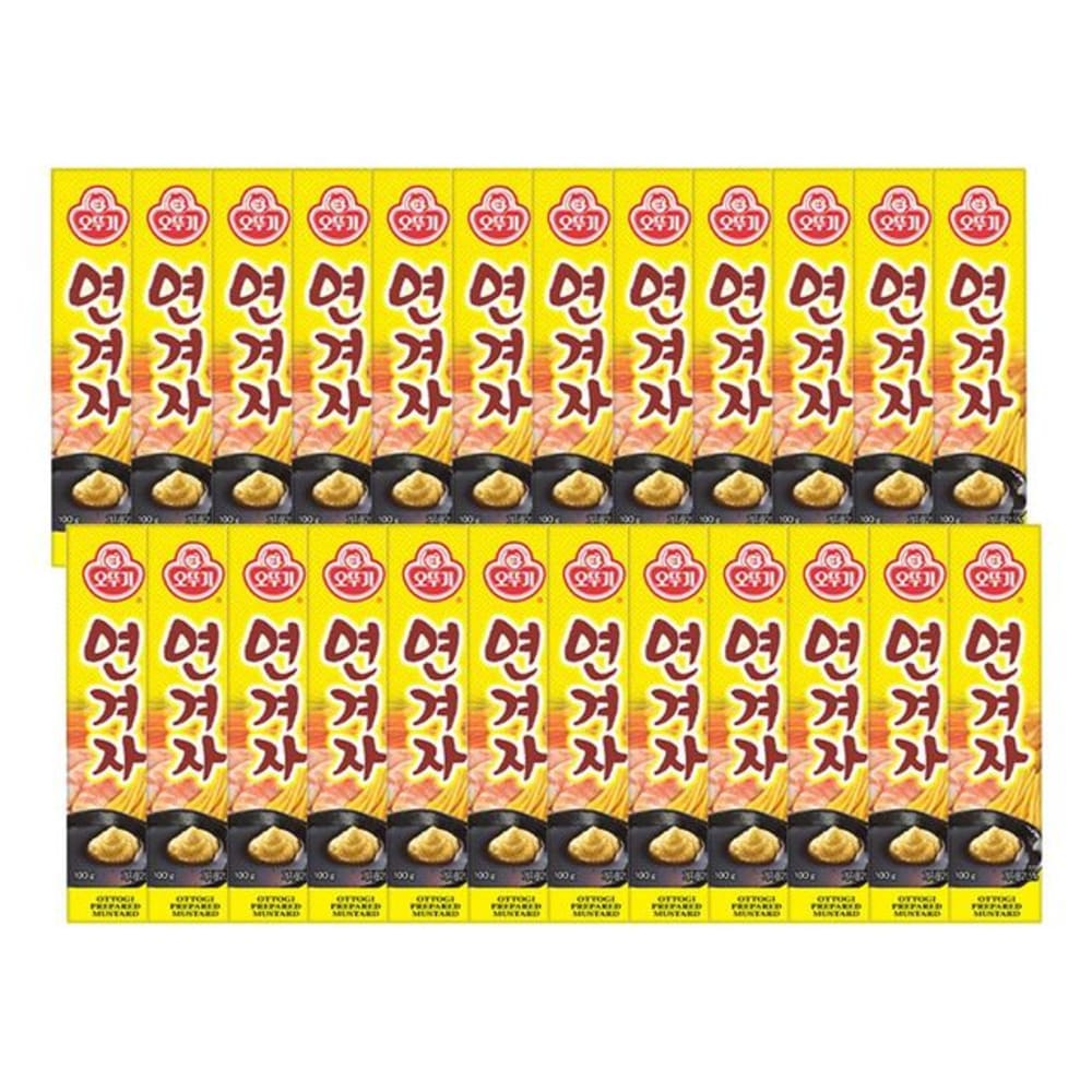 100g, 24 pcs, Mild Mustard Sauce Seasoning