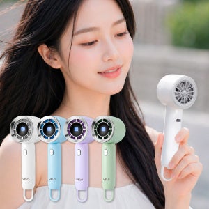 YELO 에어리 C타입 무선 휴대용 에어컨 손선풍기 손풍기 100단 BLDC모터