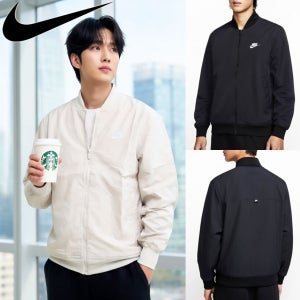 [오늘출발] 나이키 NSW 에센셜 우븐 남성 바람막이 블루종 봄버 자켓 DM6822