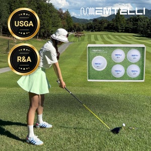 엠텔리 비거리 골프공 3피스 우레탄 5개입