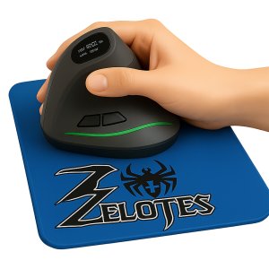 무소음 무선 블루투스 버티컬 마우스 손목보호 인체공학 충전형 ZT-F35C