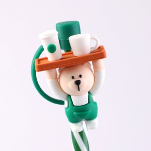 스타벅스 스탠리 빨대 마개 9mm 8mm 호환 텀블러꾸미기 실리콘 커버 캡 스벅 바리스타곰