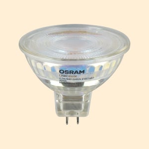 오스람 LED MR16 할로겐 램프 핀타입 12v led전구 4.5W, 주백색, 1개