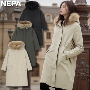 네파 역시즌 롱패딩 야상 여성 아르떼 무드구스다운 점퍼 아웃도어 보온 롱패딩