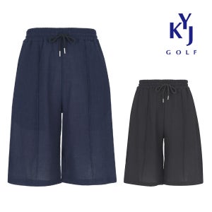 [김영주골프] 여름 지지미 쿨 하프팬츠 밴딩 스판 남성 골프 반바지 DPMMHS02
